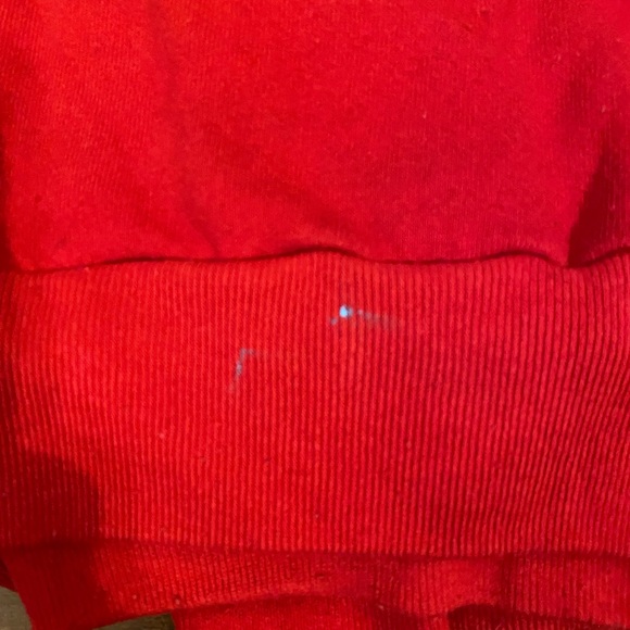 Vintage bears celebrating Christmas red sweater Size medium - Picture 8 of 8